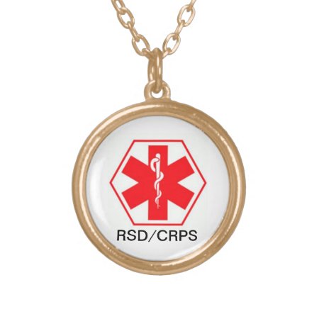 Rsd Medical Alert Necklace Crps Customizable
