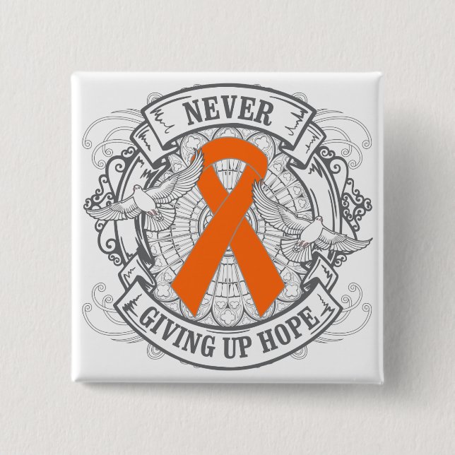 RSD Never Giving Up Hope Button (Front)