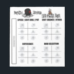 RSG Finity Mod Pad<br><div class="desc">Want to redo your mods and want special paper to track all your mod changes as you go through swgoh.gg? Then the RSG Finity Mod Pad is for you!!</div>