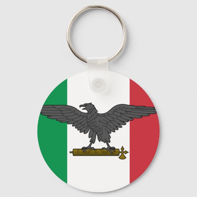 Rsi, Italy flag Keychain (Front)