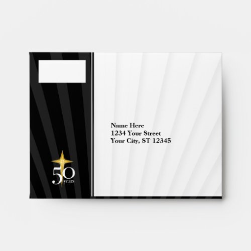 RSVP 50 Year Church Anniversary Envelope