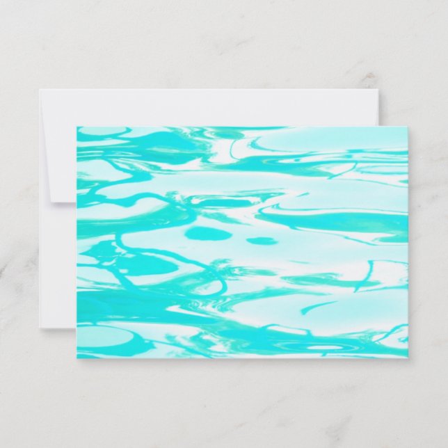RSVP Aqua Green Pool Water Abstract Background (Front)