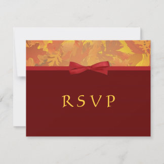 RSVP - Autumn Wedding Invitations