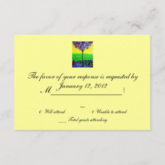 RSVP Bar Bat Mitzvah Card