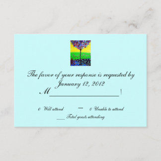 RSVP Bar Bat Mitzvah Card