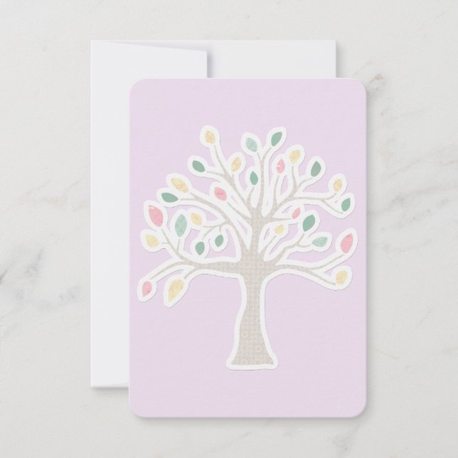 RSVP Bar Bat Mitzvah Response Card (Front)