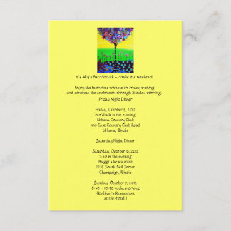 RSVP Bat Mitzvah for Ally Invitation