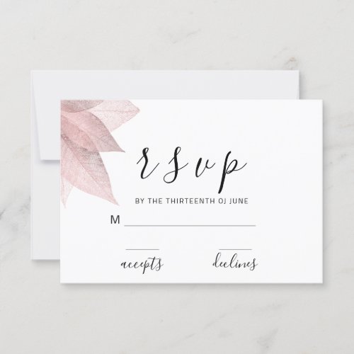 RSVP Black White Rose Floral Minimal