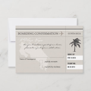 RSVP Boarding Pass TO COSTA RICA