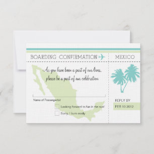 RSVP Boarding Pass TO MEXICO