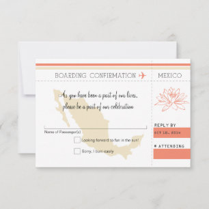 RSVP Boarding Pass TO MEXICO