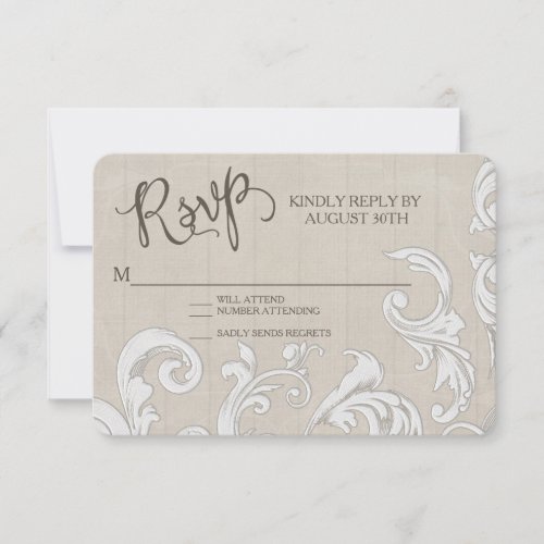 RSVP BOHO Farm Barn Lace Bohemian Wood Wedding