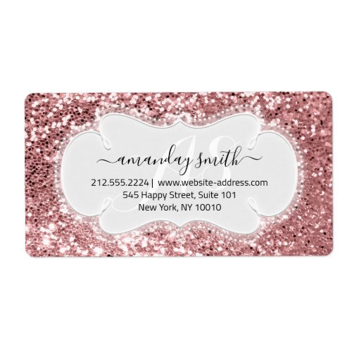 RSVP Bridal Sweet Monogram  Vip  Rose Label