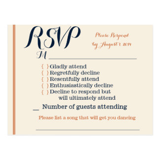 Rsvp Card Design 5