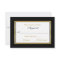 RSVP Card | Black and White | Gold