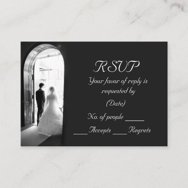 RSVP Card Template (Front)