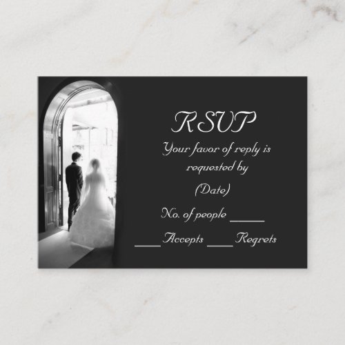 RSVP Card Template Business Card