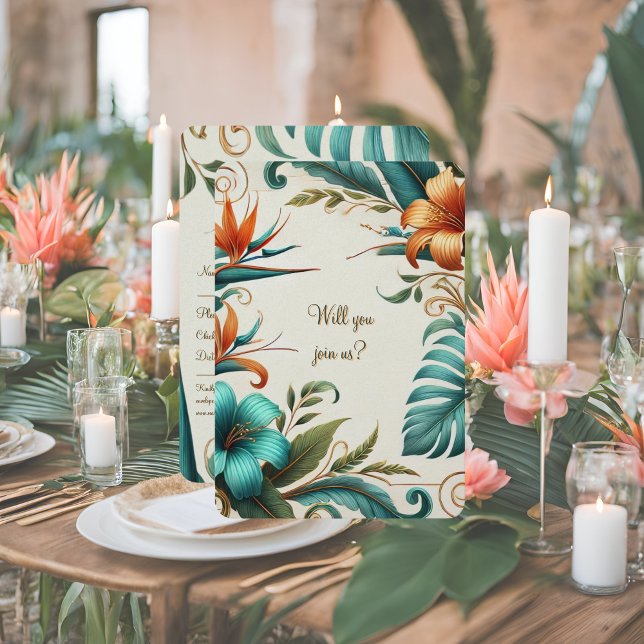  RSVP Card Tropical Iridescence (Creator Uploaded)