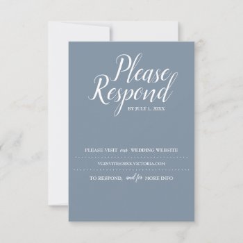 Rsvp Card  Wedding Website by VGInvites at Zazzle