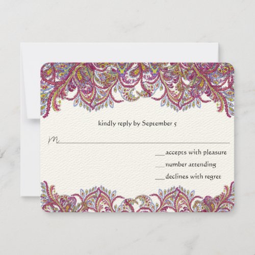 RSVP Cards_Require the 5 x 7 size Inivitations