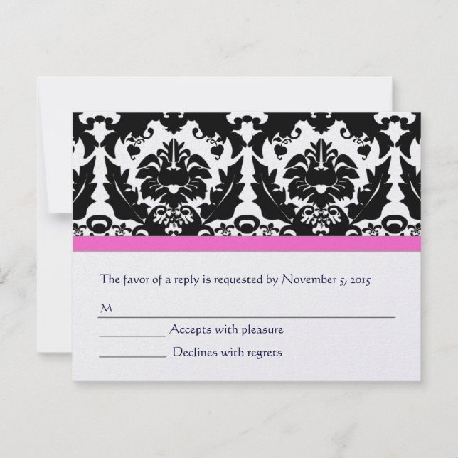 RSVP Cards-Require the 5 x 7 size Inivitations Card (Front)