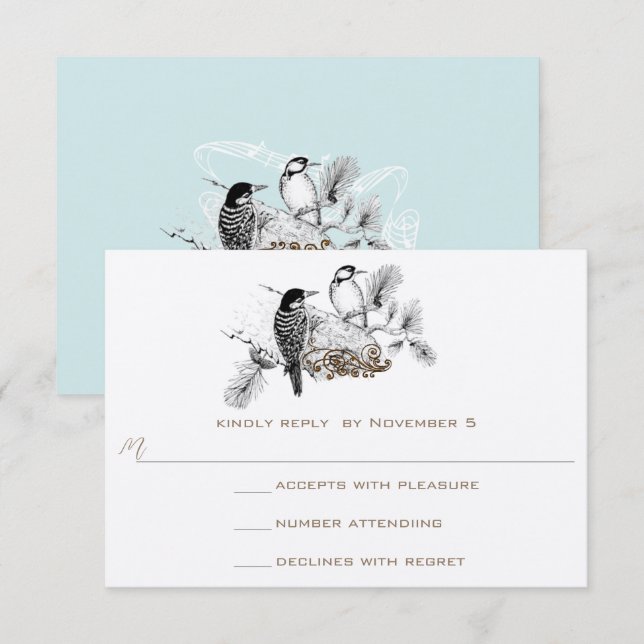 RSVP Cards-Require the 5 x 7 size Inivitations Card (Front/Back)