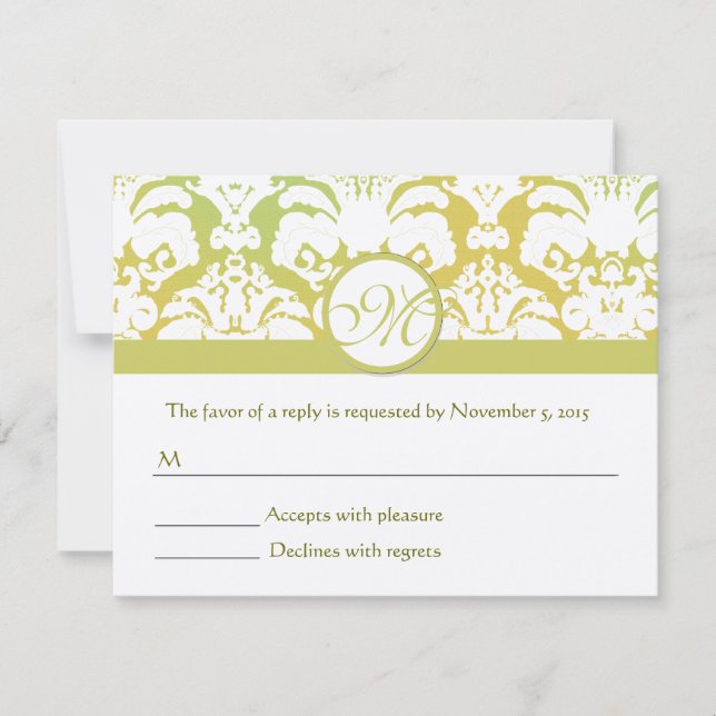 RSVP Cards-Require the 5 x 7 size Inivitations Card (Front)