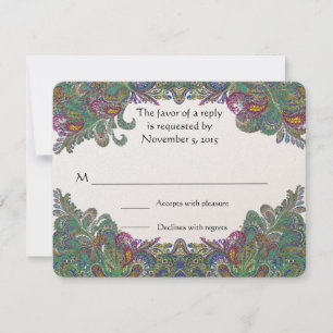 RSVP Cards-Require the 5 x 7 size Inivitations Card