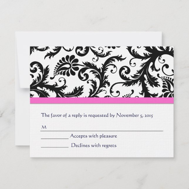 RSVP Cards-Require the 5 x 7 size Inivitations Card (Front)