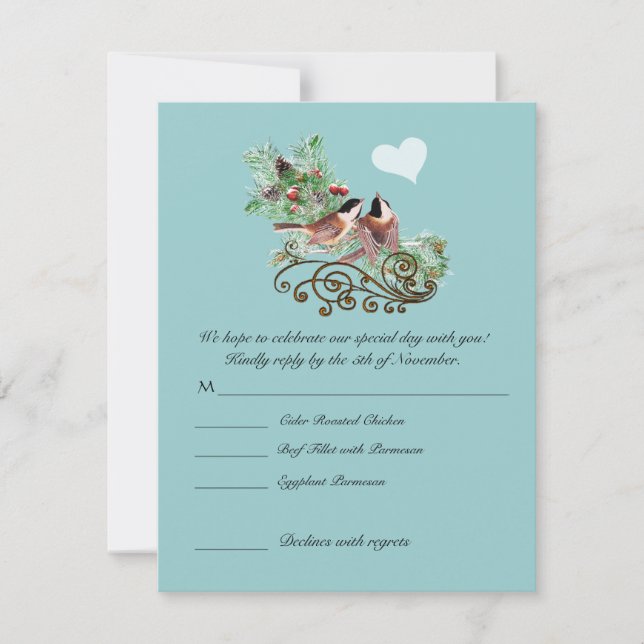 RSVP Cards-Require the 5 x 7 size Inivitations Invitation (Front)