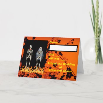 Rsvp Cards - They'll Be Dying To Send Them Back! by Stoned_Hamster at Zazzle