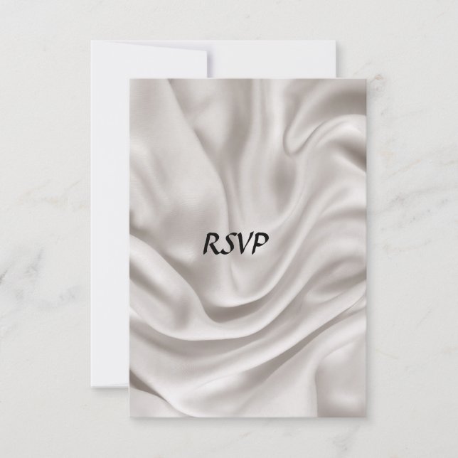 RSVP Cream Wedding Set Invitation (Front)