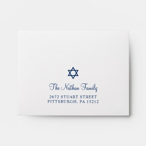 RSVP _ Elegant Bar Mitzvah Address Envelope