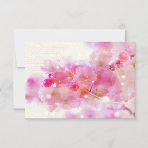 RSVP Elegant Pastel Pink Cherry Blossoms