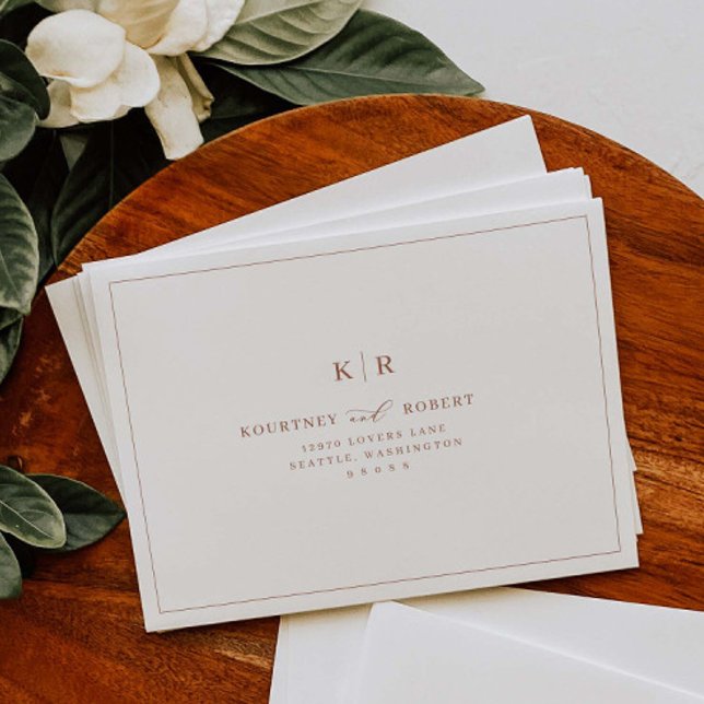 RSVP Elegant Wedding Pre-Addressed Envelopes K221 (Creator Uploaded)