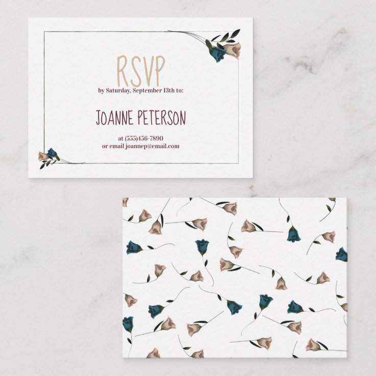 RSVP Enclosure Card Zazzle