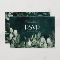 Juniper Green Watercolor A7 5x7 Wedding Invitation Envelope