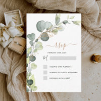 RSVP Eucalyptus Greenery Succulent Elegant