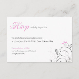RSVP for Janet Card
