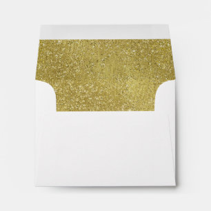 RSVP Gold Glitter Star on Any Color Envelope