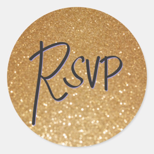 RSVP Gold Sticker (Front)