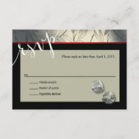 RSVP Las Vegas Art Deco | silver black