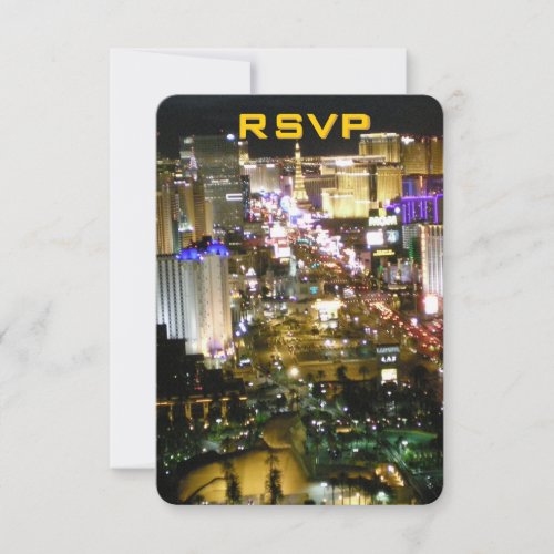RSVP Las Vegas Weddings Invitation