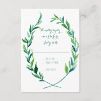 RSVP Laurel Wreath Olive Leaf Branch Modern Simple