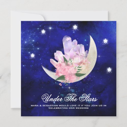  RSVP Moon Stars Crystal WEBSITE AR14 Wedding Invitation