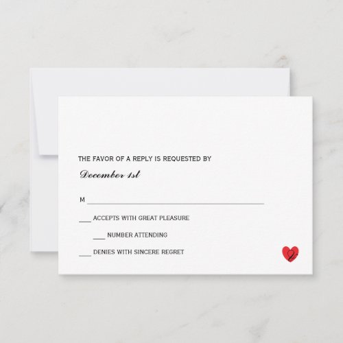 RSVP | mr. mrs.