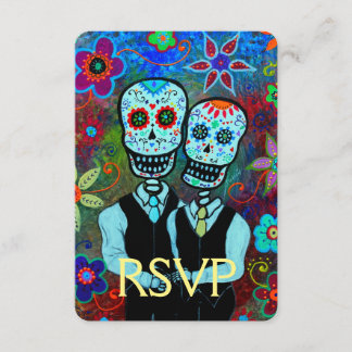 RSVP Novios Dia de los Muertos Wedding