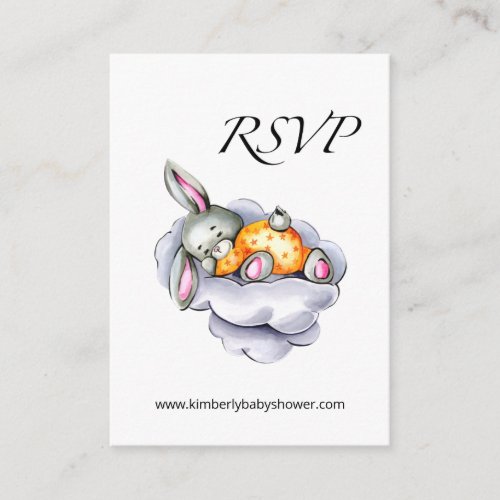 RSVP Online Little Bunny Baby Shower  Enclosure Ca