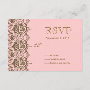 RSVP para boda en español / Wedding Rsvp