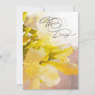 ~* RSVP Peach WE DO Floral AR15 QR WEDDING Invitation